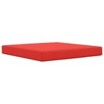 vidaXL Coussin de canapé d'extérieur 3 Pièces Rouge Polyester