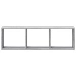 vidaXL Armoire murale 100x16x30 cm sonoma gris bois d'ingénierie