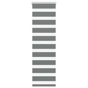 vidaXL Store zèbre gris foncé largeur du tissu 35 9 cm polyester