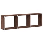 vidaXL Armoire murale 100x16x30 cm chêne marron bois d'ingénierie