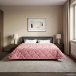 vidaXL Duvet d'hiver 200 x 220 cm Hiver Rose Respirant