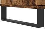 vidaXL Buffet haut vieux bois 60x36x110 cm bois d'ingénierie