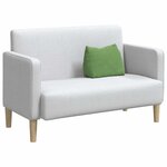 vidaXL Coussin de Dos Vert clair 45 x 20 x 35 cm