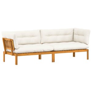 vidaXL Unité du canapé en palette de jardin 2 Pièce