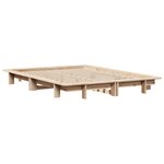 vidaXL Cadre de lit sans matelas 120x200 cm bois de pin massif