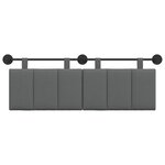 vidaXL Tête de lit suspendue Tissu