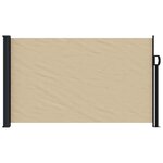 vidaXL Auvent latéral rétractable beige 120x600 cm