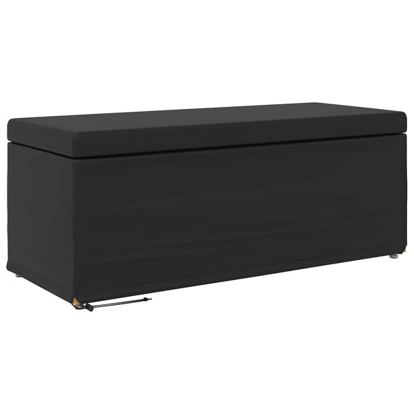 vidaXL Tabouret Noir Cuir Synthétique et Bois Composite