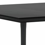 vidaXL Ensemble de salle à manger pour jardin 3 Pièces Noir polyrotin