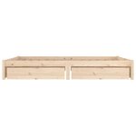 vidaXL Cadre de lit sans matelas avec tiroirs
