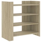 vidaXL Buffet chêne sonoma 73 5x35x75 cm bois d'ingénierie