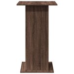 vidaXL Table de bar avec rangement chêne marron bois d’ingénierie