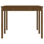 vidaXL Table de jardin marron miel 203 5x100x76 cm bois massif de pin