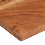 vidaXL Dessus de table 50x30x3 8 cm rectangulaire bois massif d'acacia