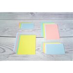 Étui De 100 Fiches - Bristol Quadrillé 5x5 Non Perforé 100x150mm - Couleurs Assorties - X 10 - Exacompta