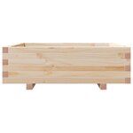 vidaXL Jardinière 80x80x26 5 cm bois de pin massif