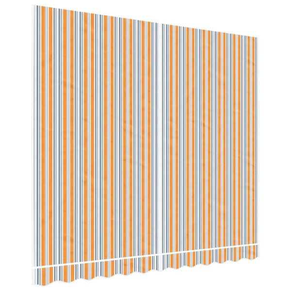 vidaXL Tissu de remplacement pour auvent rayures multicolores 3x2 5 m