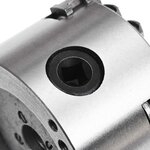 vidaXL Mandrin de tour auto-centrant à 4 mâchoires 80 mm Acier