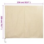 vidaXL Housses de protection pour plantes avec fermeture éclair 2 Pièces