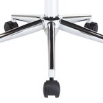 vidaXL Chaise pivotante à manger Gris Bois courbé et tissu