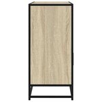 vidaXL Buffet chêne sonoma 100x35x76 cm bois d'ingénierie
