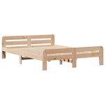 vidaXL Cadre de lit sans matelas 150x200 cm bois de pin massif