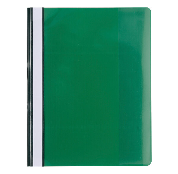 Chemise à lamelle Premium PVC A4+ verte x 10 EXACOMPTA