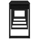 vidaXL Tables gigognes 3 Pièces Chêne noir Bois d'ingénierie
