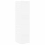 vidaXL Meuble d'angle Blanc 25 5x25x102cm Bois d'ingénierie