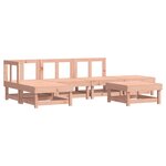 vidaXL Salon de jardin 6 Pièces bois massif douglas
