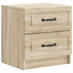vidaXL Cabinet de chevet Chêne Sonoma 43 x 34 5 x 44 5 cm