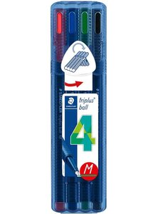 étui de 4 stylo triplus ball 437 M STAEDTLER