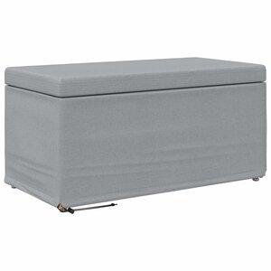 vidaXL Tabouret Gris clair 81 x 41 x 40 cm Tissu et bois stratifié