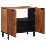 vidaXL Meuble sous Lavabo de Salle de Bain Marron 62 x 33 x 58 cm