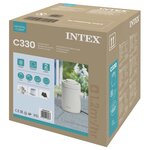 INTEX Pompe Filtrante INTEX Blanc 2.55 PP et Acier