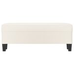Banc banquette 100 x 35 x 41 cm similicuir crème 02_0010489