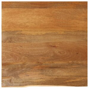 vidaXL Dessus de table à bord vivant 60x60x2 5 cm bois massif manguier