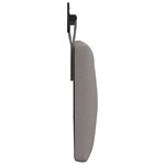 vidaXL Tête de lit suspendue Taupe Tissu