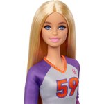 Mattel HKT72 - Barbie métiers - Poupée articulée joueuse de Volleyball