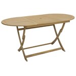 vidaXL Ensemble à manger de jardin 7 Pièces Bois d'acacia solide
