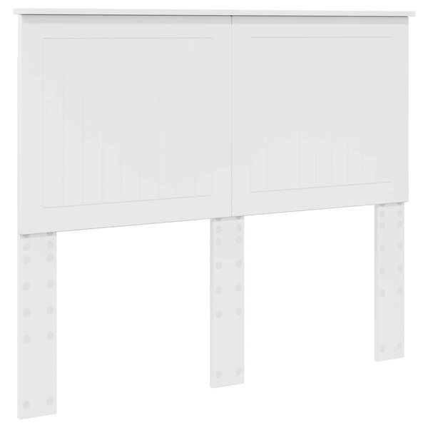 vidaXL Tête de lit Blanc Brillant 135 cm Bois d'ingénierie