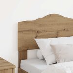vidaXL Tête de lit Chêne artisanal 80 cm Bois d'ingénierie