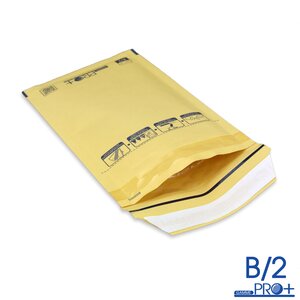 Lot de 10 enveloppes à bulles pro+ marron b/2 format 110x215 mm