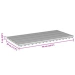vidaXL Carreau de terrasse 6 Pièces Gris 60 x 30 cm WPC