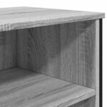 vidaXL Buffet sonoma gris 101x35 5x74 5 cm bois d'ingénierie