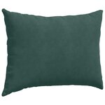 vidaXL Coussins de canapé 2 Pièces Vert foncé 70 x 50 cm
