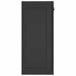 vidaXL Armoire de rangement d'extérieur noir 65x37x85 cm PP