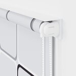 vidaXL Store roulant de douche 80x240 cm Carré