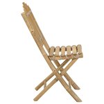vidaXL Chaise de jardin 4 pc Naturel Bambou
