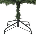 vidaXL Sapin de Noël mince avec support 300 cm PVC